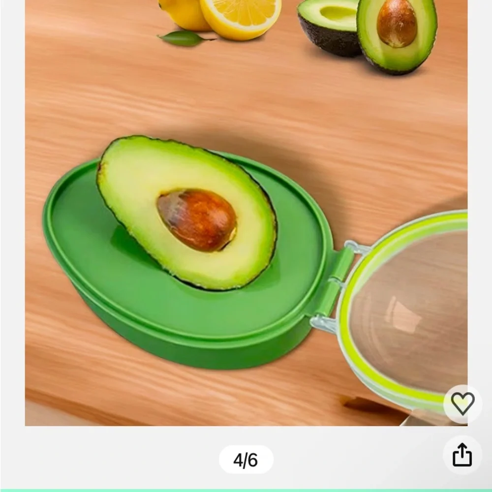 726 Green Avocado Saver kitchen Gadget Gift Stocking Stuffer Novelty